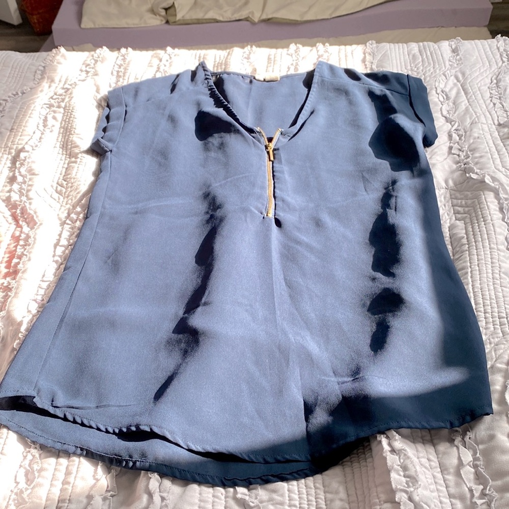 blue blouse size xs